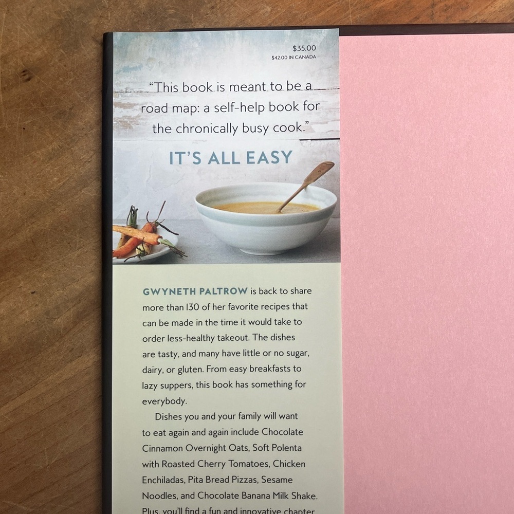 It's All Easy by Gwyneth Paltrow - hardcover cookbook - Picture 4 of 16